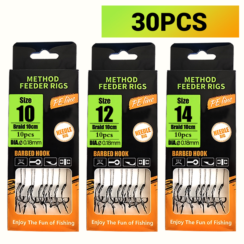 Fishing Hook Assortment - Оснастки для ловли карпа, предварительно завязанные,