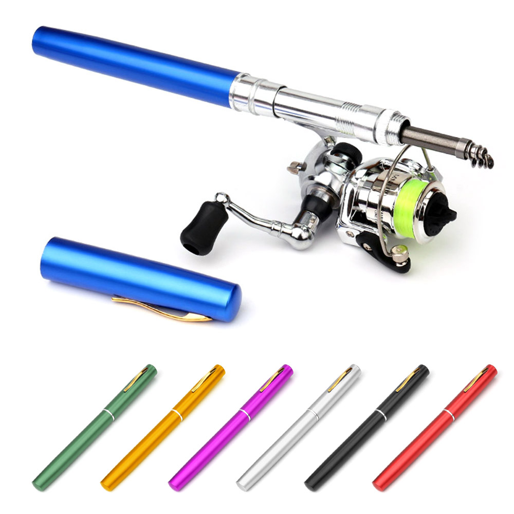 Penn Reel Fierce - Карманная складная удочка, комбинированная катушка, мини-ручка,