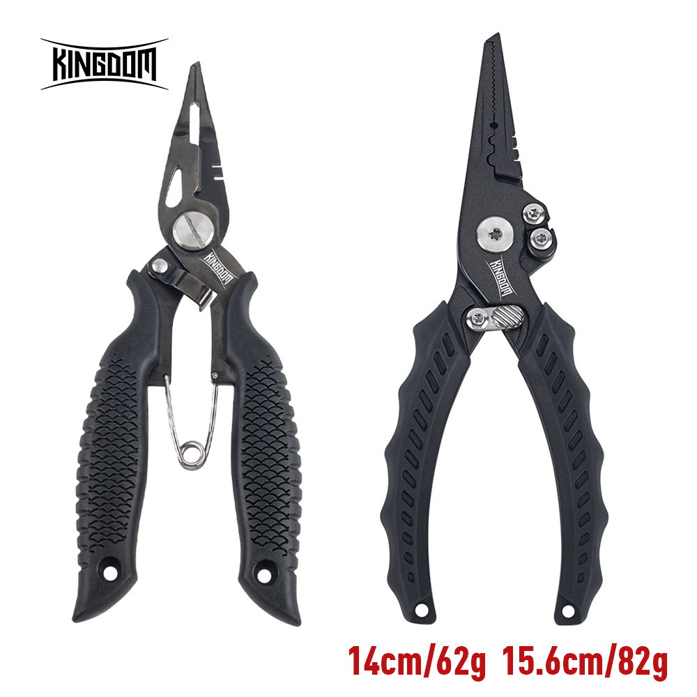 Fishing Hook Sharpener - Рыболовные плоскогубцы Kingdom, многофункциональные разъемные кольца,