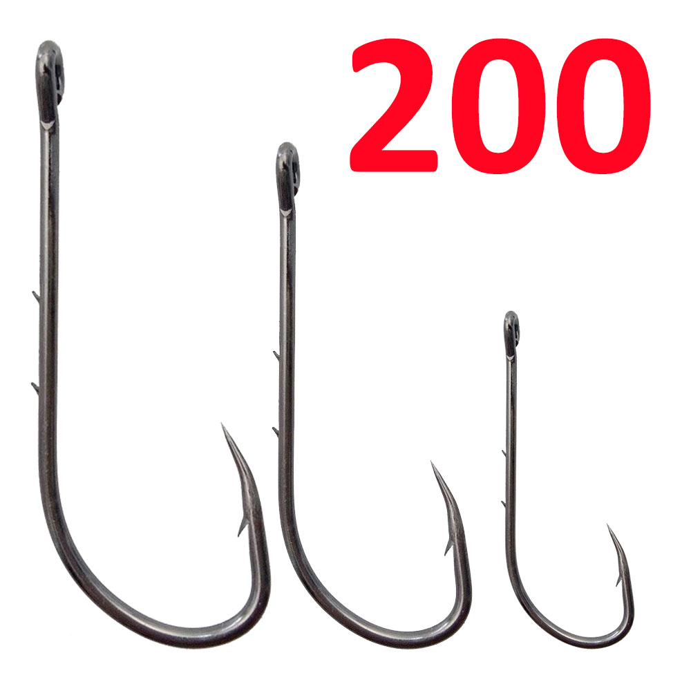 Fishing Hook Circle - 200 шт., рыболовный крючок с держателем