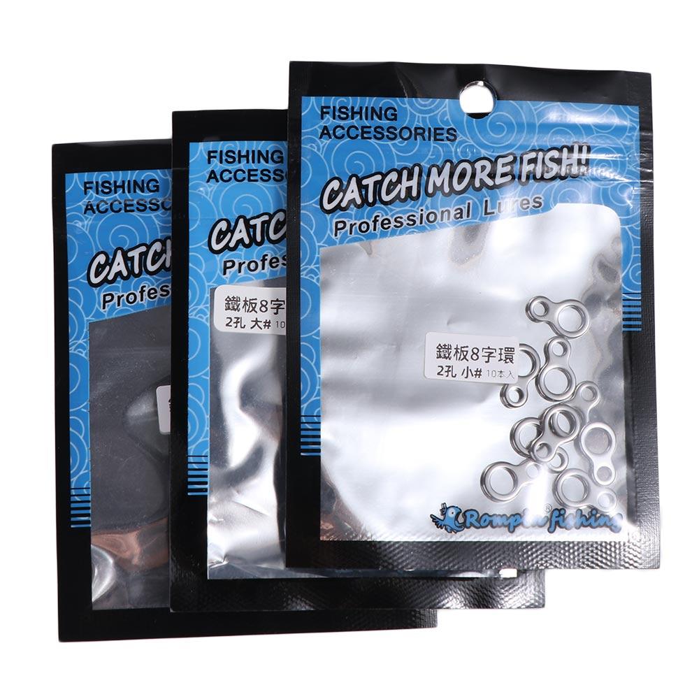 Fishing Hook Jig - 10 шт. кольца-вертлюги из нержавеющей стали