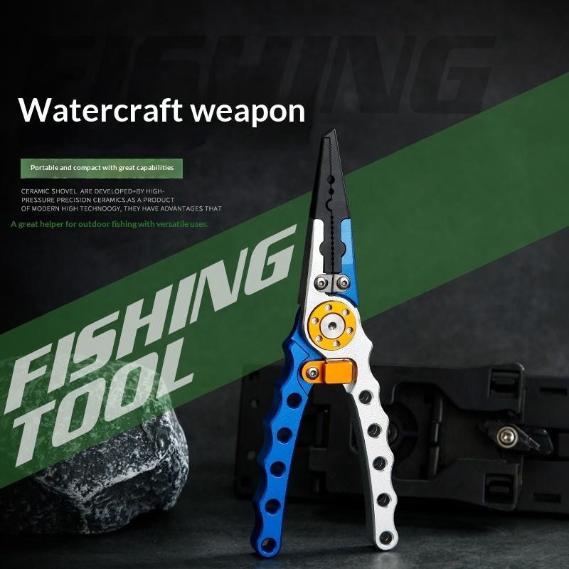Fishing Hook Sharpener - Алюминиевые рыболовные плоскогубцы с эргономичной противоскользящей