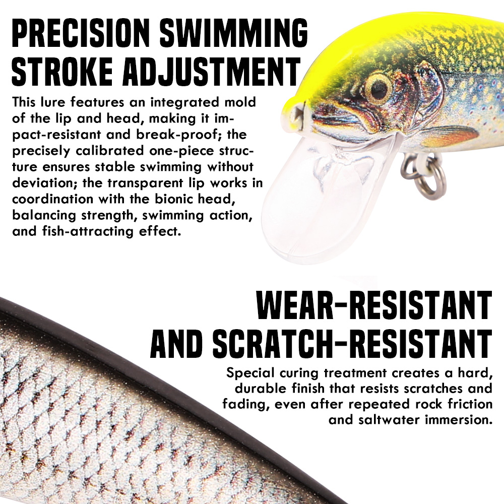 Воблеры B&U Fishing Lures Sink – обзор и цена Fishing Hook Treble
