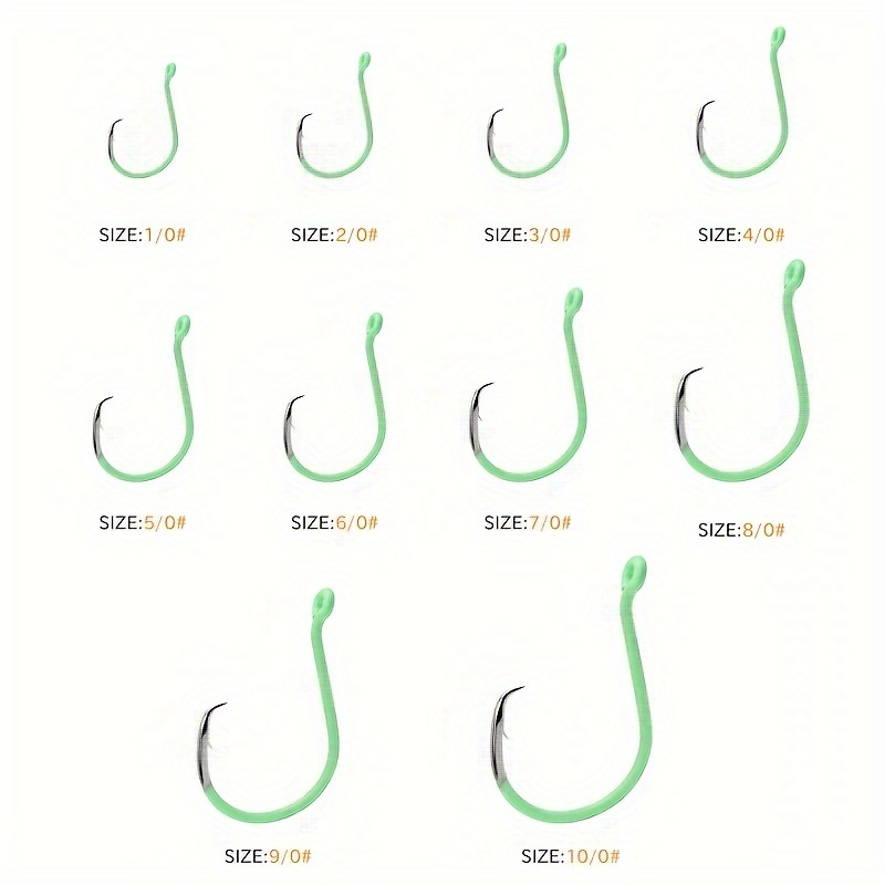 ZYZHE 10 шт./упак. Светящиеся  – обзор и цена Fishing Hook Circle