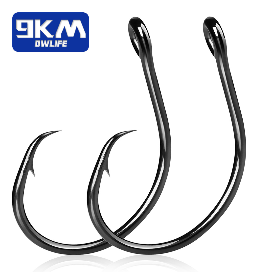 9KM 25-50 шт. прямые крючки с  – обзор и цена Fishing Hook Circle