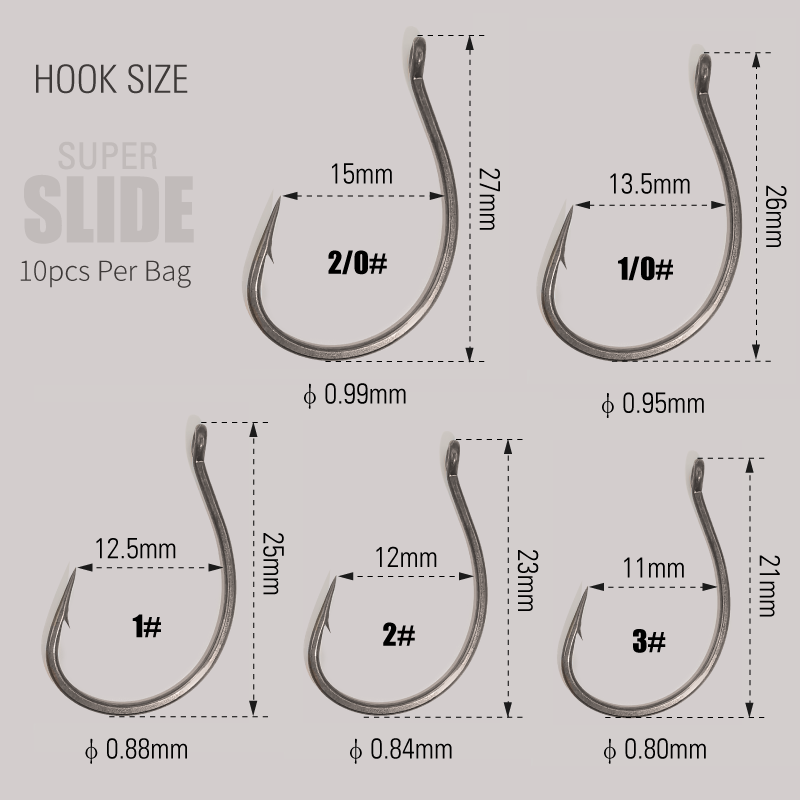 LUREHOLIC PTFE Super Slide Wac – обзор и цена Fishing Hook Assortment