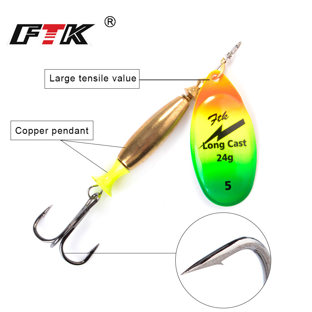 FTK 18 г 24 г Спиннерная прима – обзор и цена Fishing Hook Treble