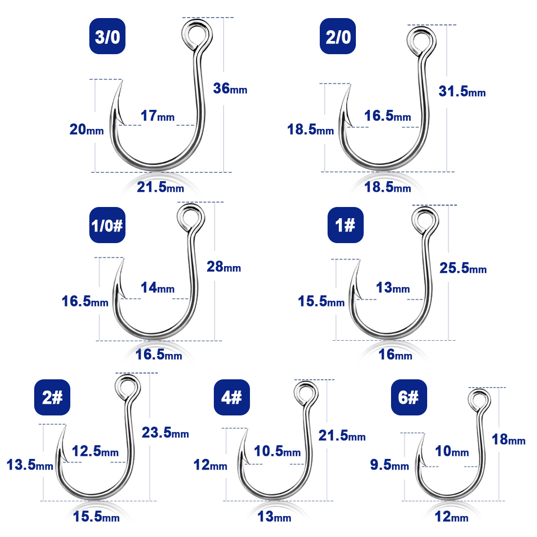Рыболовные крючки 9 км, 25 шт. – обзор и цена Fishing Hook Assortment
