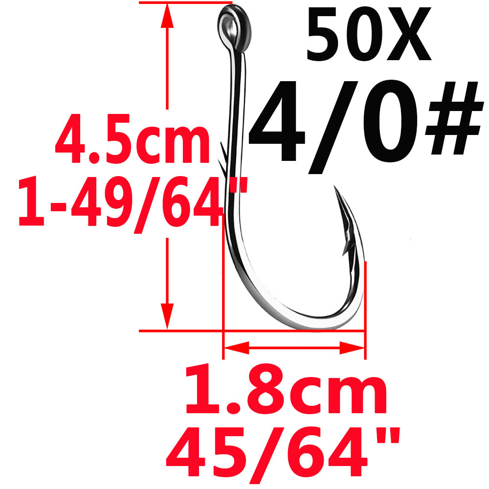 50 шт. Iseama, Круглый рыболов – обзор и цена Fishing Hook Circle