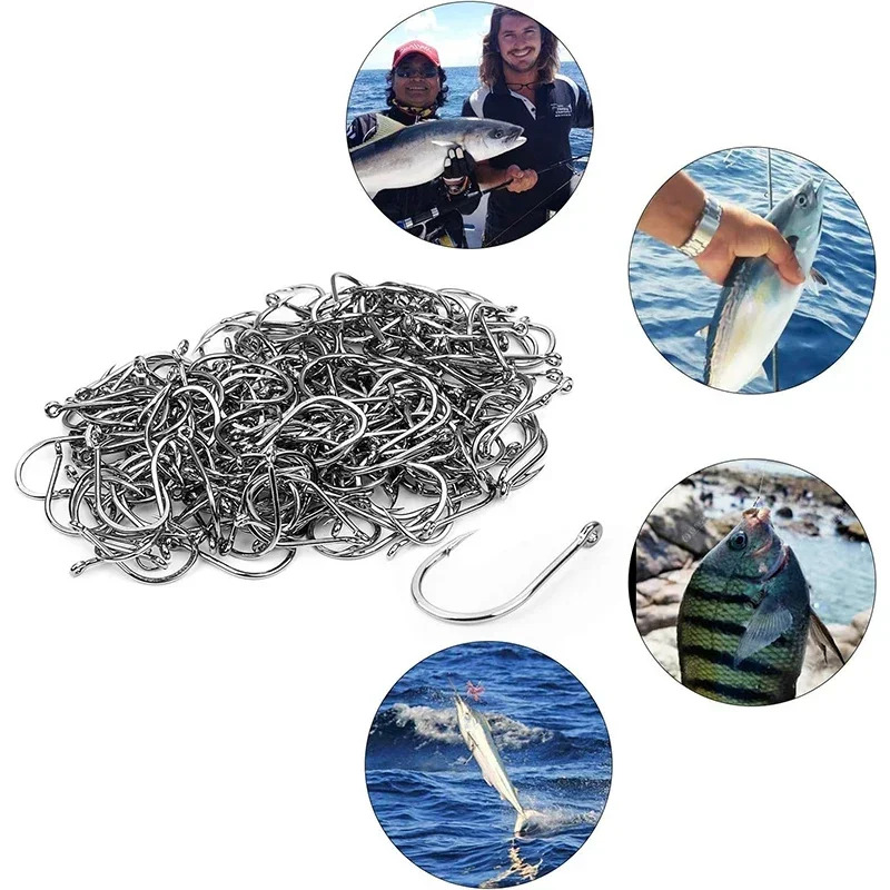 50-1600 шт./кор. рыболовные кр – обзор и цена Fishing Hook Circle