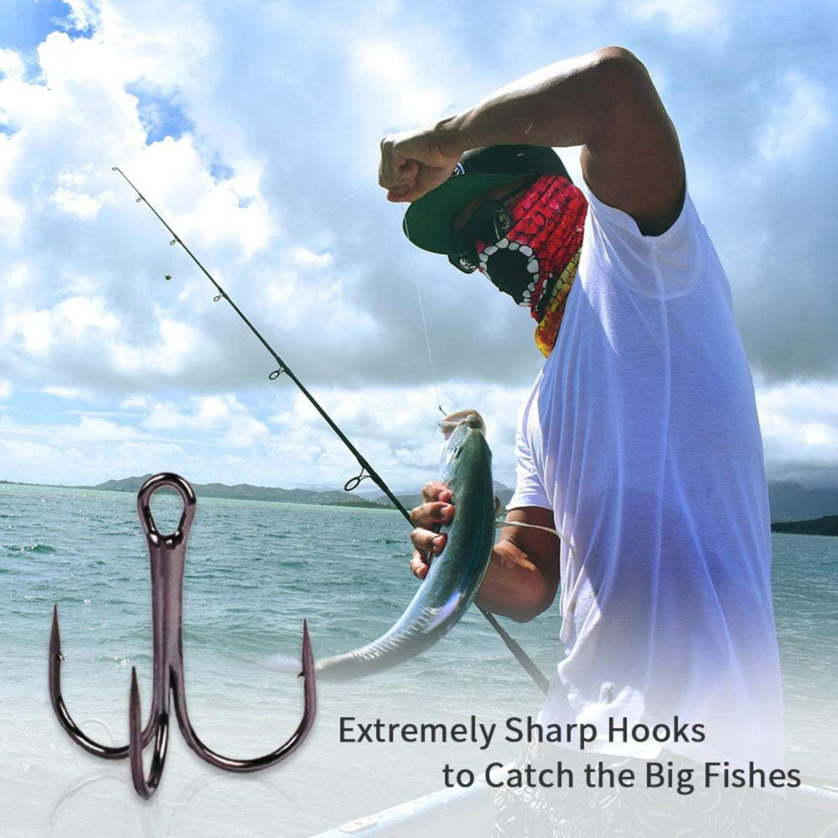 Набор рыболовных тройных крючк – обзор и цена Fishing Hook Circle