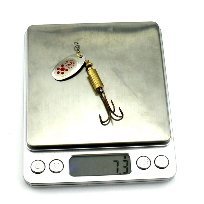 1 шт., приманка-спиннер с мета – обзор и цена Fishing Hook Treble