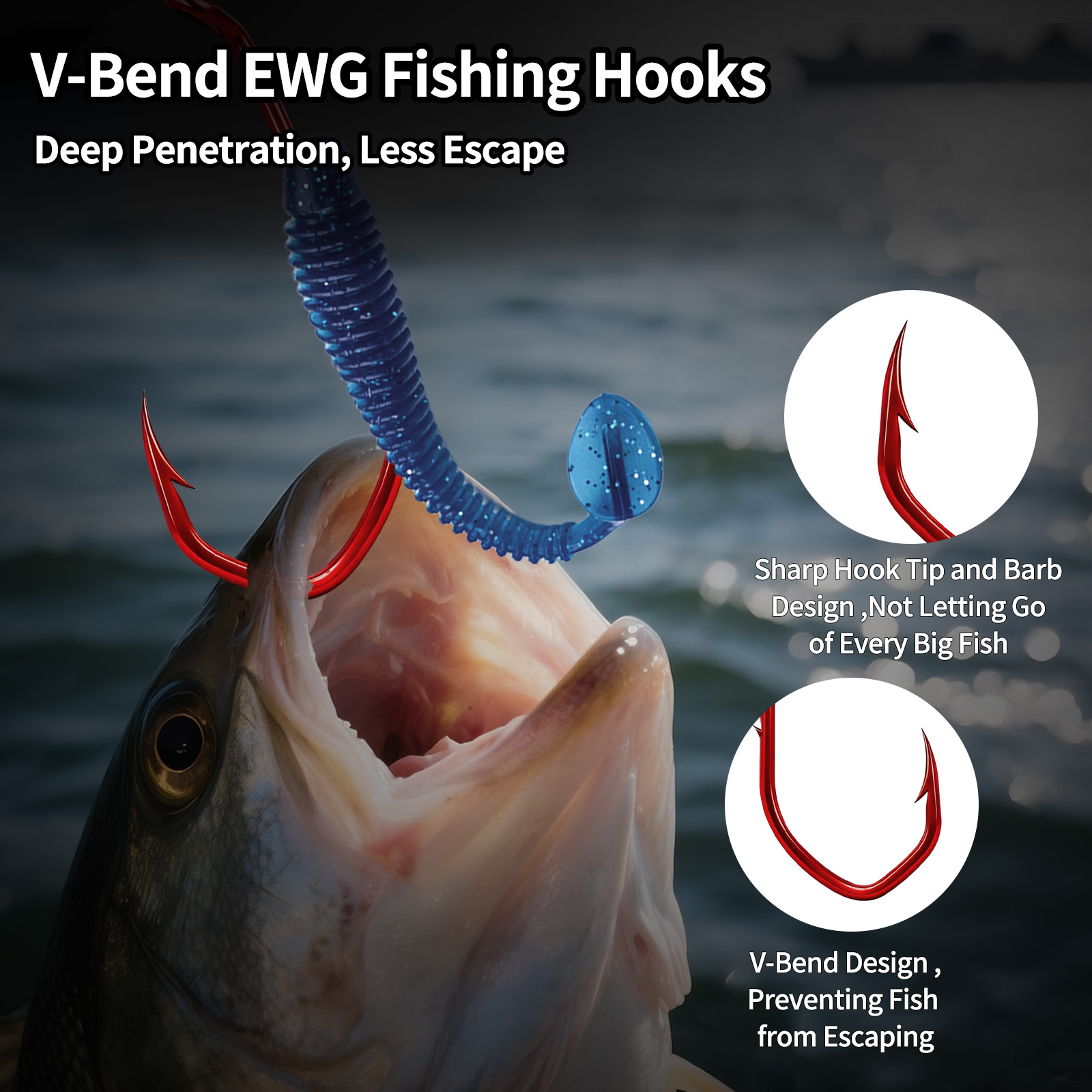 Крючок-держатель для наживки 9 – обзор и цена Fishing Hook Circle