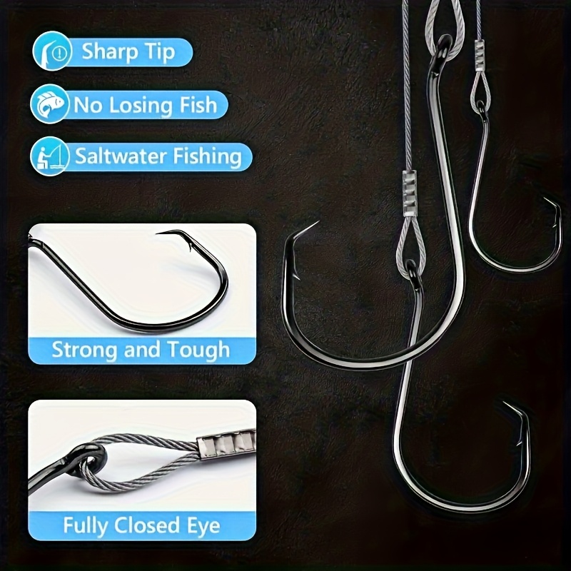 25 шт. усиленных крючков-вертл – обзор и цена Fishing Hook Circle